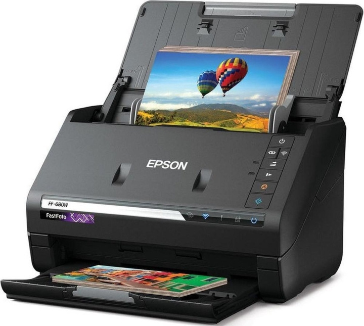 Epson FastFoto FF-680W - Langaton nopea skanneri ryhmässä TIETOKOONET & TARVIKKEET / Tulostimet & Tarvikkeet / Tulostimet / 3D-tulostin & Tarvikkeet / Skrivare @ TP E-commerce Nordic AB (D13851)
