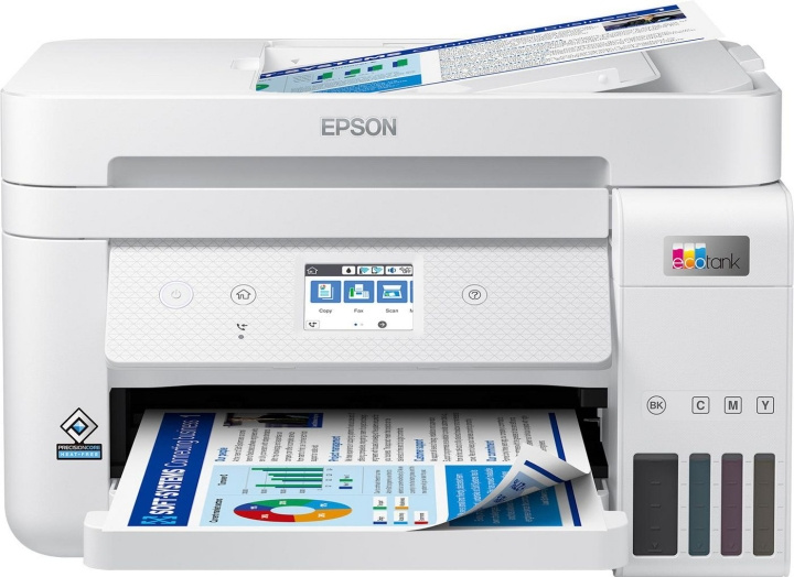 Epson EcoTank ET-4856 Valkoinen monitoimitulostin ryhmässä TIETOKOONET & TARVIKKEET / Tulostimet & Tarvikkeet / Tulostimet / 3D-tulostin & Tarvikkeet / Skrivare @ TP E-commerce Nordic AB (D13881)