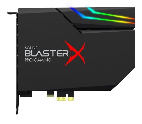 Creative Sound BlasterX AE-5 Plus Musta ryhmässä TIETOKOONET & TARVIKKEET / Tietokoneen komponentit / Äänikortit @ TP E-commerce Nordic AB (D13945)