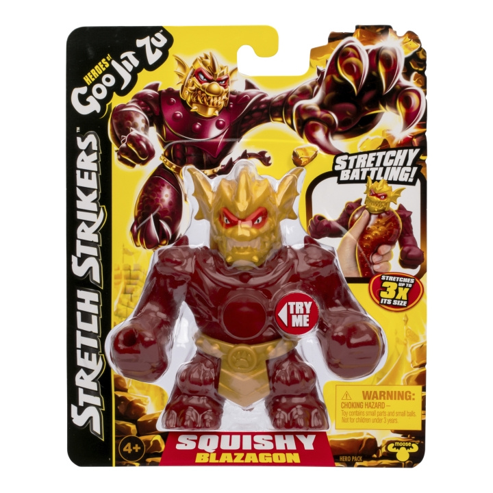 Goo Jit Zu Stretch Strikers - Lohikäärmeritari Blazagon (42780) ryhmässä URHEILU, VAPAA-AIKA JA HARRASTUS / Harrastus / Muovimallit / Hahmot @ TP E-commerce Nordic AB (D13947)