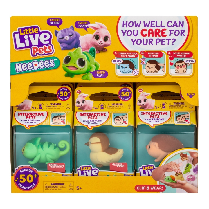 Little Live Pets Needees valikoituja (26654) ryhmässä LELUT, TUOTTEET LAPSILLE JA VAUVOILLE / Leikkikalut, Askartelu &Pelit / Figuurit, miniatyyrit ja tarvikkeet @ TP E-commerce Nordic AB (D14020)