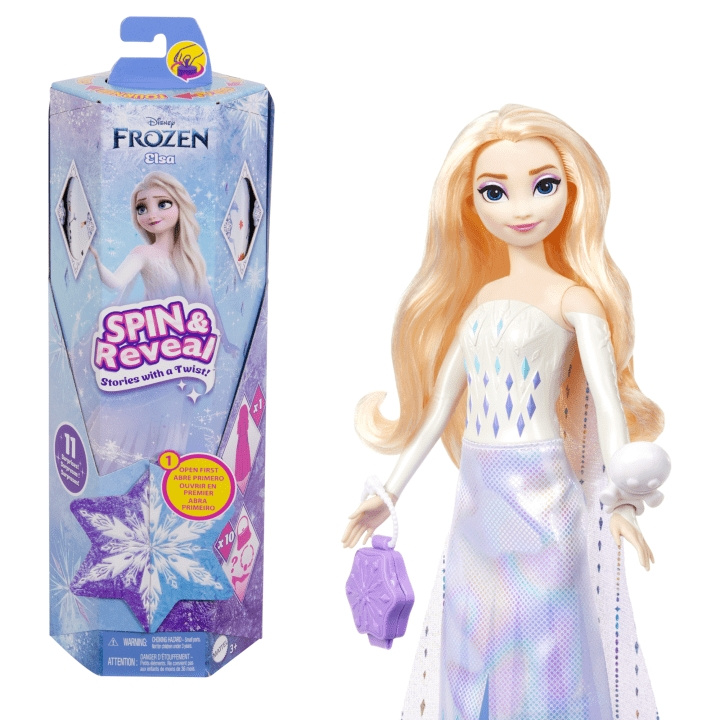 Disney Frozen - Spin & Reveal - Elsa (HTG25) ryhmässä LELUT, TUOTTEET LAPSILLE JA VAUVOILLE / Leikkikalut, Askartelu &Pelit / Nuket & Tarvikkeet @ TP E-commerce Nordic AB (D14104)