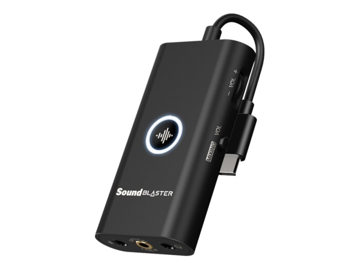 Creative Sound Blaster G3 Kannettava USB-pelien DAC-äänentoistolaite ryhmässä TIETOKOONET & TARVIKKEET / Tietokoneen komponentit / Äänikortit @ TP E-commerce Nordic AB (D14156)
