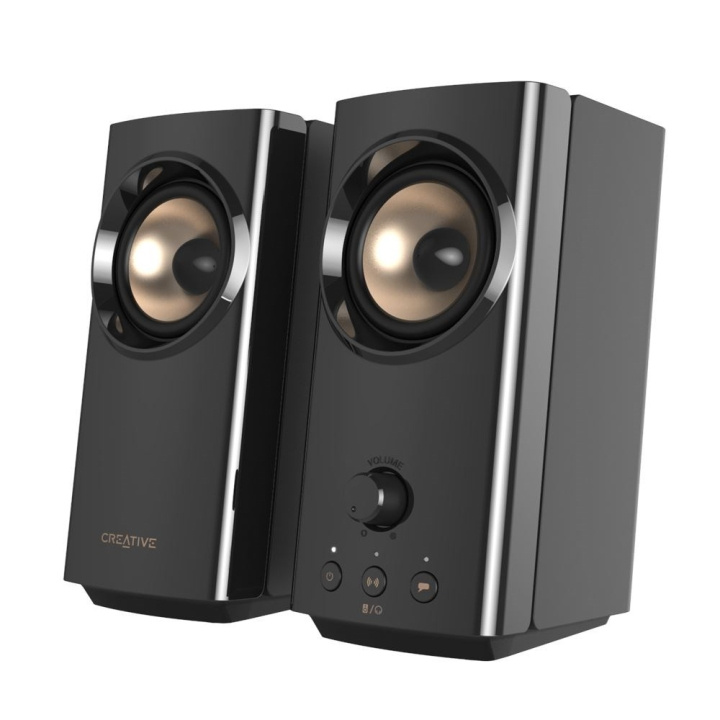 Creative T60 Compact Hi-Fi 2.0 -kaiuttimet, musta ryhmässä TIETOKOONET & TARVIKKEET / Tietokonetarvikkeet / Kaiuttimet @ TP E-commerce Nordic AB (D14179)