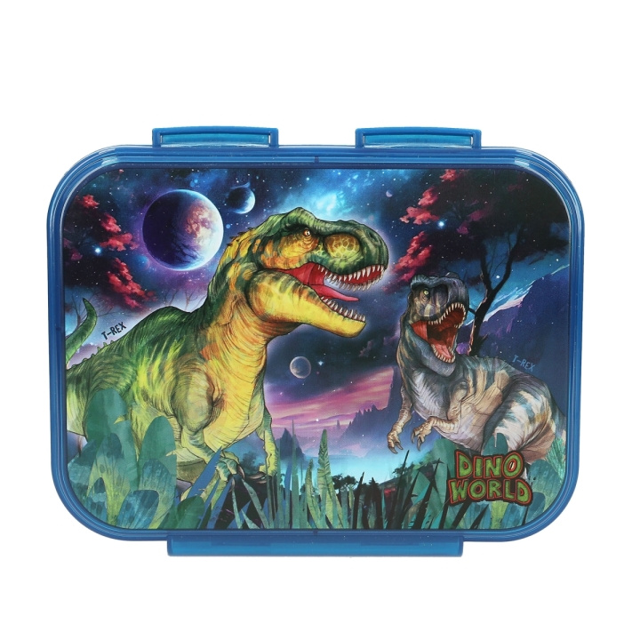 Dino World Lounaslaatikko GALAXY - sininen ryhmässä LELUT, TUOTTEET LAPSILLE JA VAUVOILLE / Syö ja juo / Lasten astiat @ TP E-commerce Nordic AB (D14205)