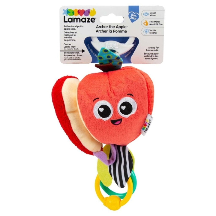 Lamaze Archer The Apple Clip & Go - (941-273831) ryhmässä LELUT, TUOTTEET LAPSILLE JA VAUVOILLE / Lelut vauvoille (0-3v) / Toiminnalliset lelut @ TP E-commerce Nordic AB (D14242)
