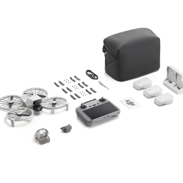 DJI Flip Fly More Combo (DJI RC 2) ryhmässä LELUT, TUOTTEET LAPSILLE JA VAUVOILLE / Radio-ohjattava / Dronet @ TP E-commerce Nordic AB (D14361)