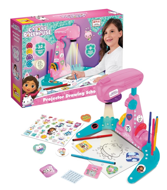 Gabby\'s Dollhouse Projektorisarja (31489) ryhmässä LELUT, TUOTTEET LAPSILLE JA VAUVOILLE / Leikkikalut, Askartelu &Pelit / Kokeilu ja tee-se-itse @ TP E-commerce Nordic AB (D14424)