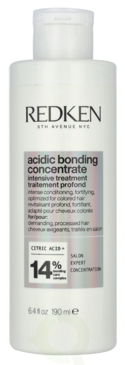 Redken Acidic Bonding Concentrate Intensive Fortifying Pre-T 190 ml ryhmässä KAUNEUS JA TERVEYS / Hiukset &Stailaus / Hiustenhoito / Hiusnaamio @ TP E-commerce Nordic AB (D14560)