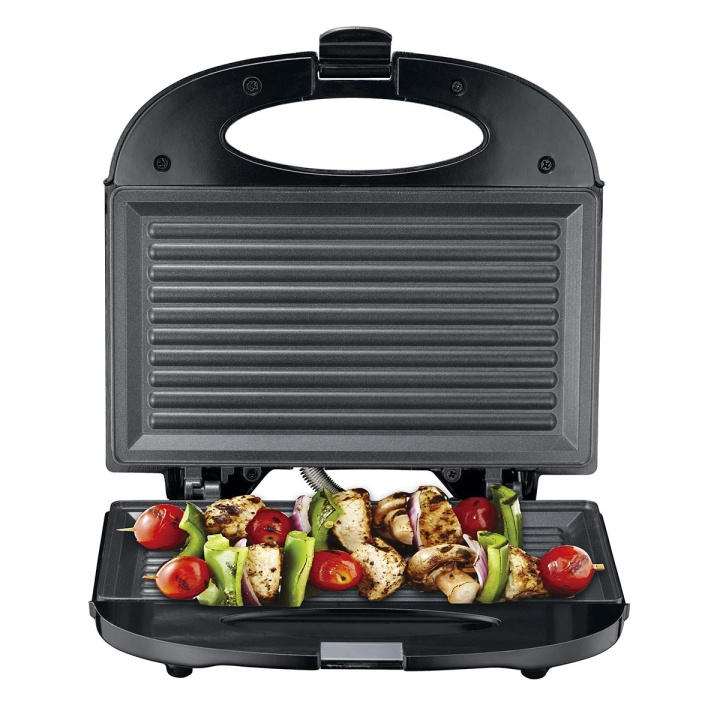MELISSA Voileipäkone / grillilevy 750 Watt Musta ryhmässä KOTI, TALOUS JA PUUTARHA / Kodinkoneet / Leivänpaahtimet & Leipägrillit / Pöytägrillit ja Raclette @ TP E-commerce Nordic AB (D14628)