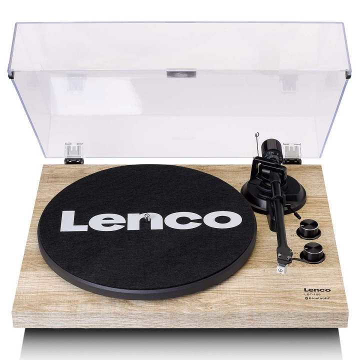 Lenco Levysoitin, jossa on Bluetooth®-tiedonsiirto Mänty ryhmässä KODINELEKTRONIIKKA / Ääni & Kuva / Kotiteatteri, HiFi ja kannettavat / Compact Stereo & Levysoitin @ TP E-commerce Nordic AB (D14668)
