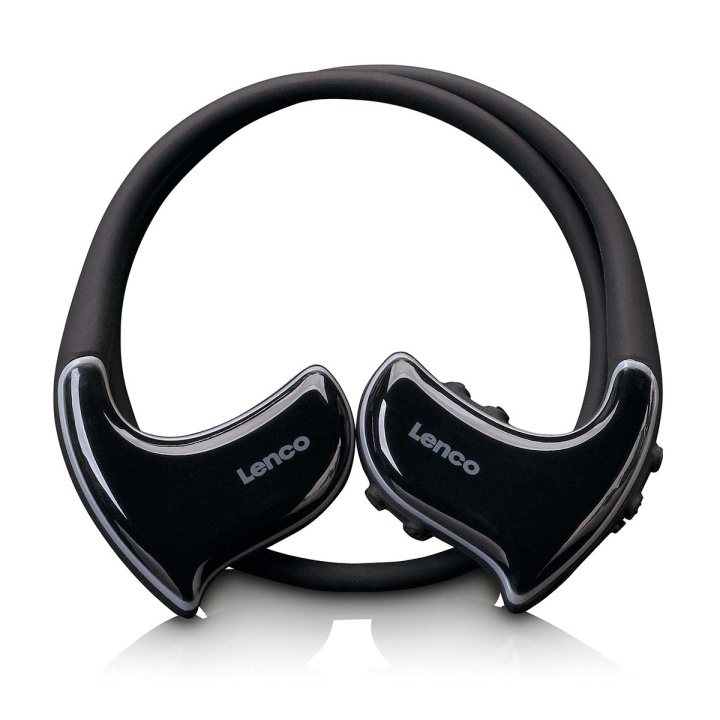 Lenco Roiskevesitiivis Sport Bluetooth-kuulokkeet ja MP3-soitin in-1 ryhmässä KODINELEKTRONIIKKA / Ääni & Kuva / Kuulokkeet & Tarvikkeet / Kuulokkeet @ TP E-commerce Nordic AB (D14670)