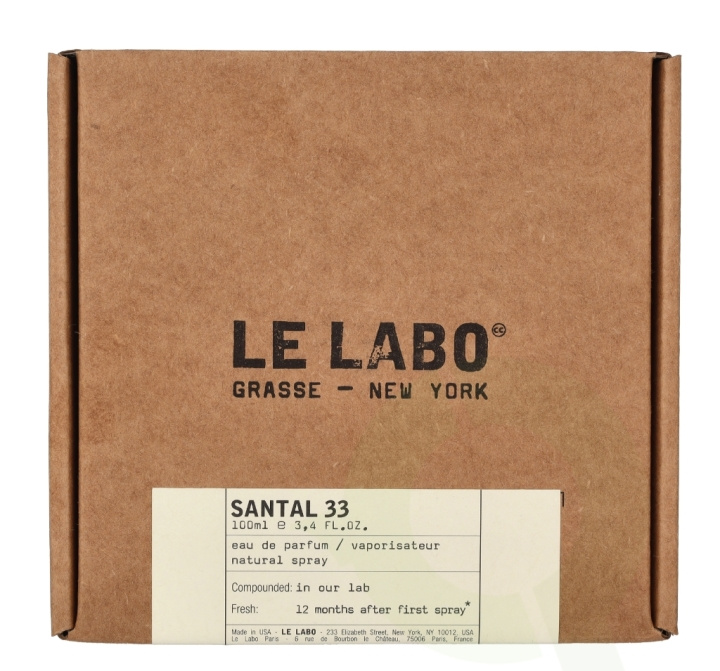 Le Labo Inc Le Labo Santal 33 Edp Spray 100 ml ryhmässä KAUNEUS JA TERVEYS / Tuoksut & Parfyymit / Parfyymit / Naisten Tuoksut @ TP E-commerce Nordic AB (D14682)