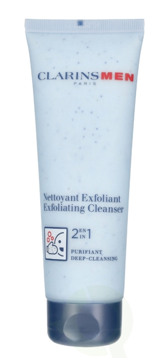 Clarins Men Exfoliant Cleanser 125 ml ryhmässä KAUNEUS JA TERVEYS / Ihonhoito / Kasvot / Päivävoide @ TP E-commerce Nordic AB (D14796)