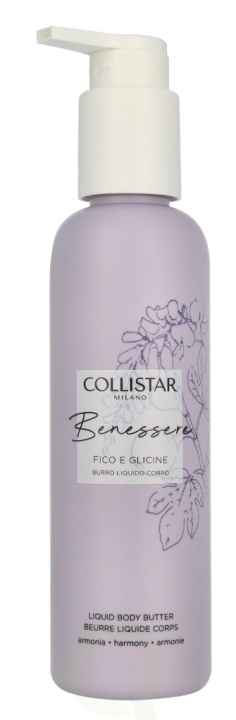 Collistar Benessere Fig And Wisteria Liquid Body Butter 200 ml ryhmässä KAUNEUS JA TERVEYS / Ihonhoito / Kehon hoito / Vartalovoide @ TP E-commerce Nordic AB (D14798)