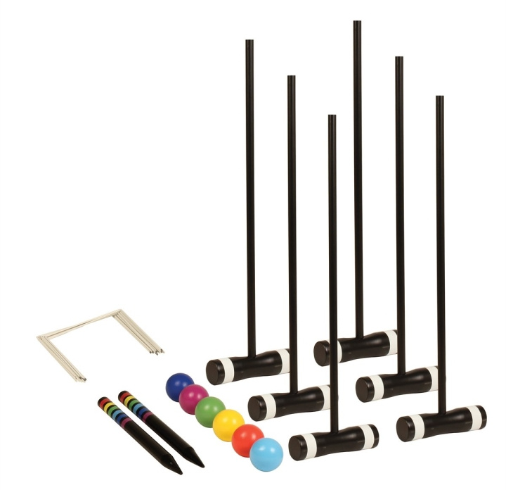 My Hood Croquet Deluxe (102000) ryhmässä LELUT, TUOTTEET LAPSILLE JA VAUVOILLE / Peli / Ulkopelit @ TP E-commerce Nordic AB (D14915)