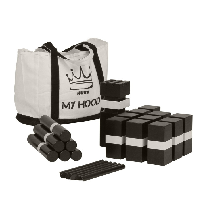 My Hood Kubb Deluxe (102003) ryhmässä LELUT, TUOTTEET LAPSILLE JA VAUVOILLE / Ulkoleut / Puutarhalelut @ TP E-commerce Nordic AB (D14916)