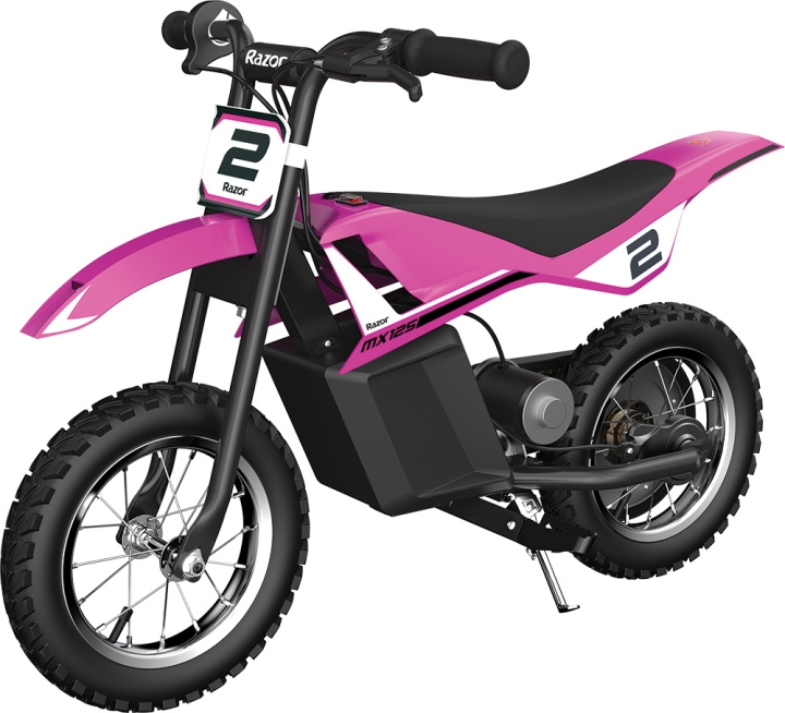 Razor Dirt Rocket MX125 - vaaleanpunainen - (15173863) ryhmässä LELUT, TUOTTEET LAPSILLE JA VAUVOILLE / Ulkoleut / Pyörät & Potkulaudat @ TP E-commerce Nordic AB (D14947)