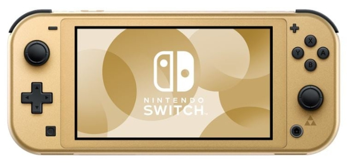 Nintendo Switch Lite Hyrule Edition ryhmässä KODINELEKTRONIIKKA / Pelikonsolit & Tarvikkeet / Nintendo Switch Lite @ TP E-commerce Nordic AB (D14957)
