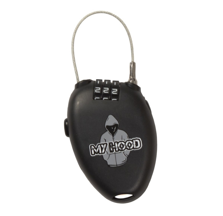 My Hood Vaijerilukko skoottereille (505094) ryhmässä URHEILU, VAPAA-AIKA JA HARRASTUS / Urheiluvälineet / Pyörätarvikkeet / Muut pyörätarvikkeet @ TP E-commerce Nordic AB (D15009)