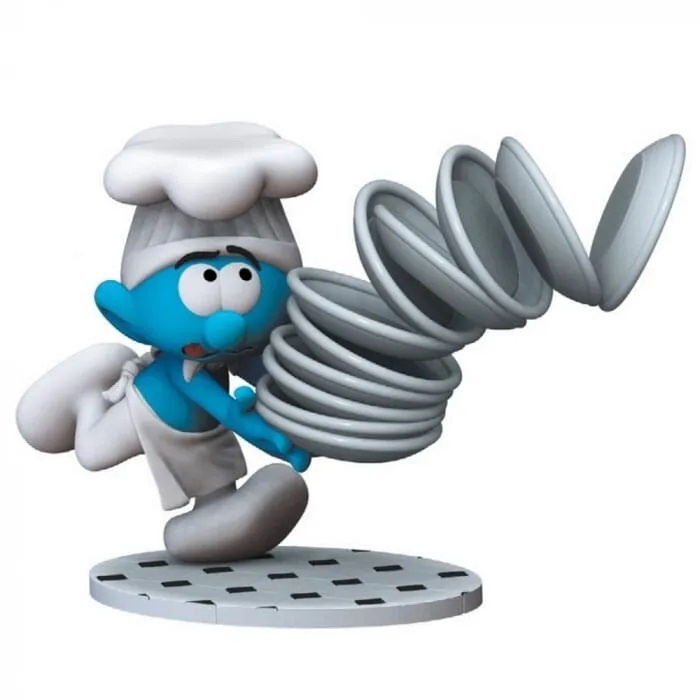 Plastoy Smurffit patsas Kokki ryhmässä URHEILU, VAPAA-AIKA JA HARRASTUS / Hauskat tavarat / Keräilyesineet @ TP E-commerce Nordic AB (D15038)