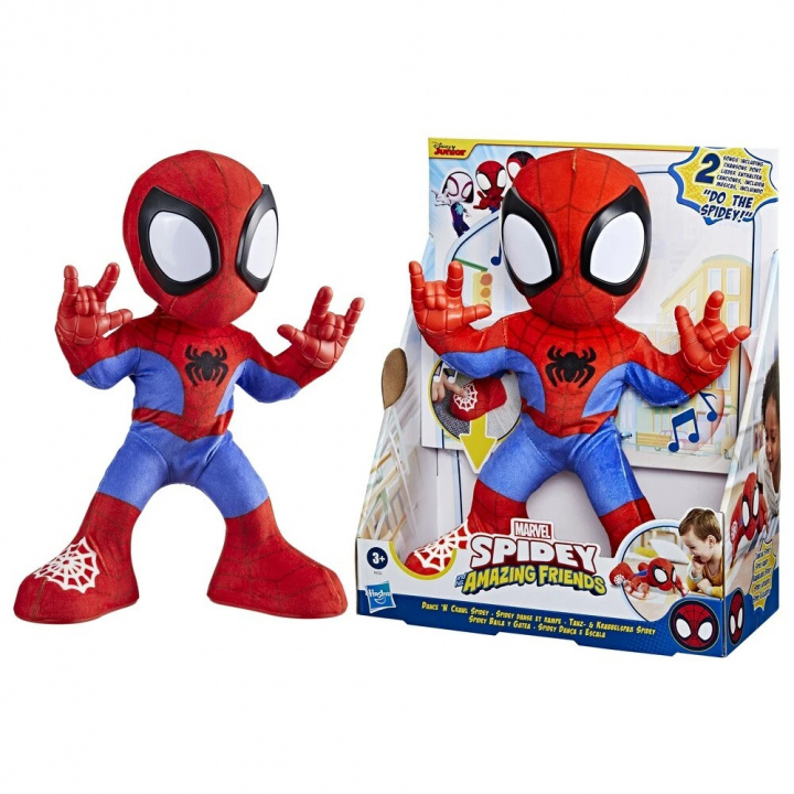 Spidey and His Amazing Friends Spidey & hänen uskomattomat ystävänsä - Dance N Crawl Spidey (F6722) ryhmässä LELUT, TUOTTEET LAPSILLE JA VAUVOILLE / Leikkikalut, Askartelu &Pelit / Figuurit, miniatyyrit ja tarvikkeet @ TP E-commerce Nordic AB (D15044)