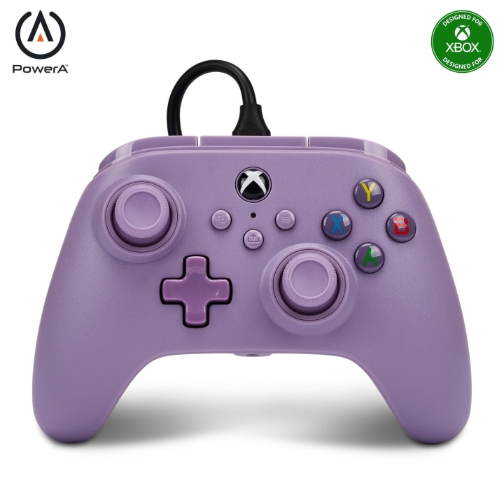 PowerA Nano Enhanced Wired Wired Controller - Xbox Series X/S - liila ryhmässä KODINELEKTRONIIKKA / Pelikonsolit & Tarvikkeet / Xbox Series X @ TP E-commerce Nordic AB (D15117)