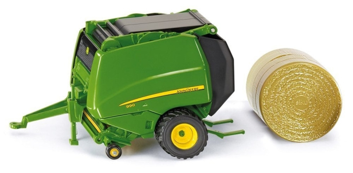 SIKU 1:32 John Deere pyöröpaalain (313-2465) ryhmässä LELUT, TUOTTEET LAPSILLE JA VAUVOILLE / Leikkikalut, Askartelu &Pelit / Leikkiautot @ TP E-commerce Nordic AB (D15130)