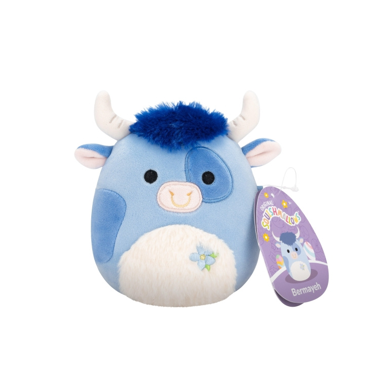 Squishmallows Kevät 19 cm - Bermayeh Bull ryhmässä LELUT, TUOTTEET LAPSILLE JA VAUVOILLE / Lelut vauvoille (0-3v) / Pehmolelut @ TP E-commerce Nordic AB (D15186)