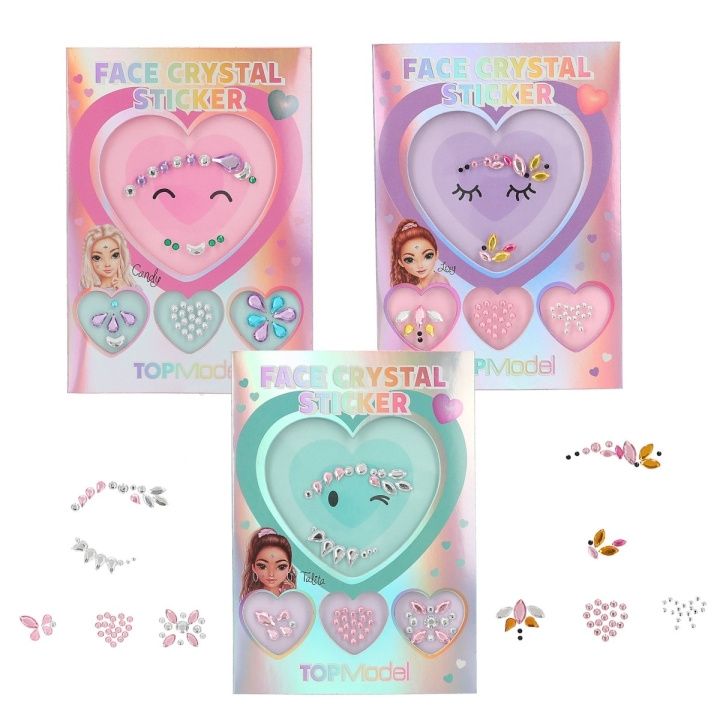 TOPModel Kasvot kristalli tarra BEAUTY ja minä ( 0413254 ) ryhmässä LELUT, TUOTTEET LAPSILLE JA VAUVOILLE / Leikkikalut, Askartelu &Pelit / Käsityöt @ TP E-commerce Nordic AB (D15194)