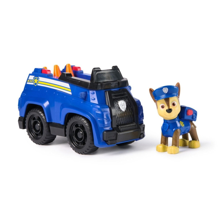 Paw Patrol Perusajoneuvo 2.0 - Chase (6071210) ryhmässä LELUT, TUOTTEET LAPSILLE JA VAUVOILLE / Leikkikalut, Askartelu &Pelit / Leikkiautot @ TP E-commerce Nordic AB (D15213)