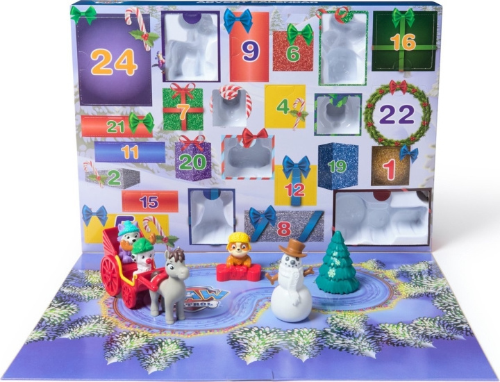 Paw Patrol Adventtikalenteri 2024 (6070226) ryhmässä LELUT, TUOTTEET LAPSILLE JA VAUVOILLE / Leikkikalut, Askartelu &Pelit / Joulukalenterit @ TP E-commerce Nordic AB (D15325)