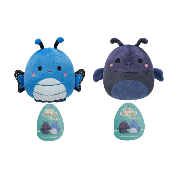 Squishmallows 13 cm pehmolelu P22 Flip A Mallows - Tyrone ja Waverly ryhmässä LELUT, TUOTTEET LAPSILLE JA VAUVOILLE / Lelut vauvoille (0-3v) / Pehmolelut @ TP E-commerce Nordic AB (D15356)