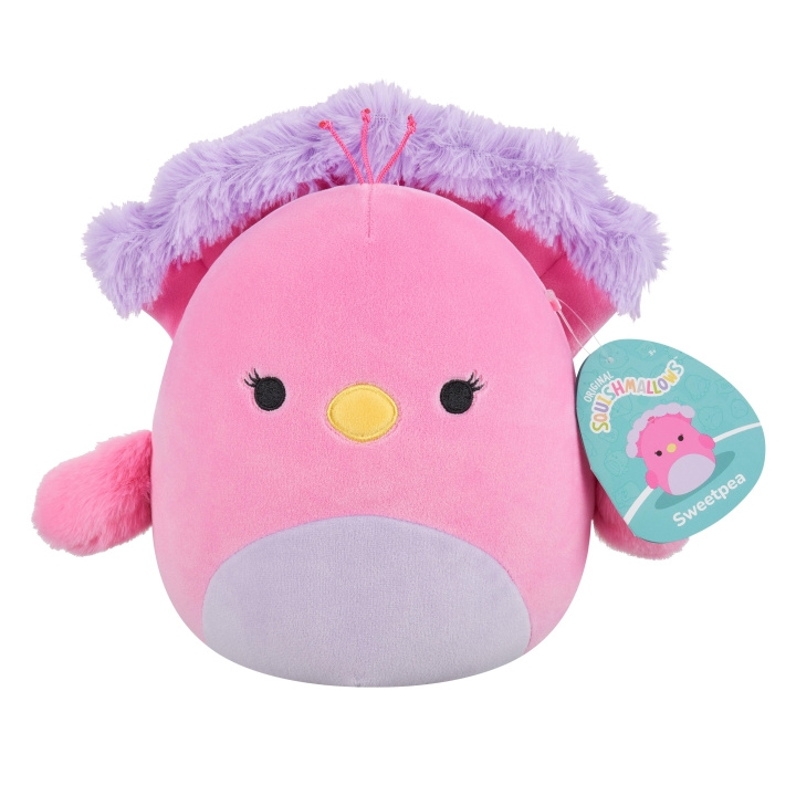 Squishmallows 19 cm pehmolelu P22 - Sweetpea Peacock (riikinkukko) ryhmässä LELUT, TUOTTEET LAPSILLE JA VAUVOILLE / Lelut vauvoille (0-3v) / Pehmolelut @ TP E-commerce Nordic AB (D15389)