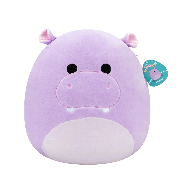Squishmallows 40 cm pehmo P22 - Hanna Hippo (227702) ryhmässä LELUT, TUOTTEET LAPSILLE JA VAUVOILLE / Lelut vauvoille (0-3v) / Pehmolelut @ TP E-commerce Nordic AB (D15398)