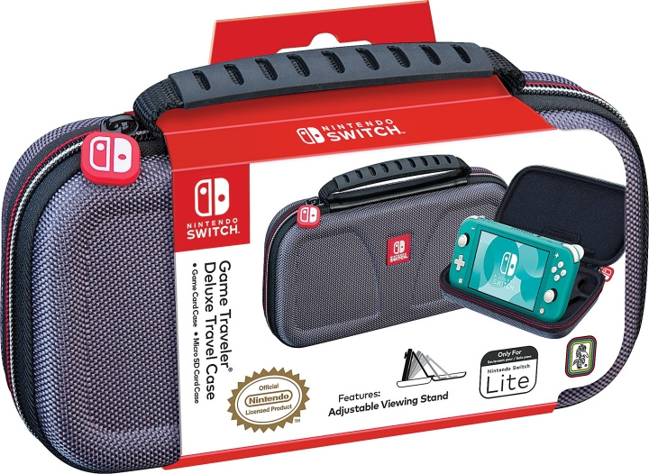 NACON Deluxe-matkakotelo Nintendo Switch Lite ryhmässä KODINELEKTRONIIKKA / Pelikonsolit & Tarvikkeet / Nintendo Switch Lite @ TP E-commerce Nordic AB (D15429)