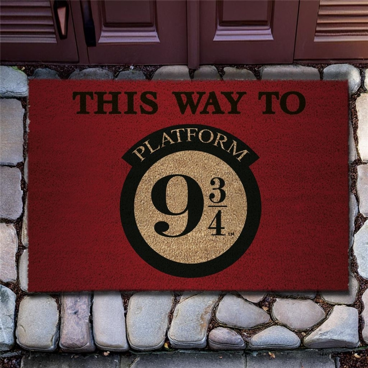 Pyramid International HARRY POTTER (THIS WAY TO PLATFORM 9 3/4) 60X40 COCONUT DOORMAT ryhmässä URHEILU, VAPAA-AIKA JA HARRASTUS / Hauskat tavarat / Keräilyesineet @ TP E-commerce Nordic AB (D15443)