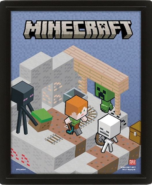Pyramid International MINECRAFT (VAIHTAA MAASTOA) LINSSIKUVIOINEN JULISTE FLIP ryhmässä URHEILU, VAPAA-AIKA JA HARRASTUS / Hauskat tavarat / Keräilyesineet @ TP E-commerce Nordic AB (D15447)