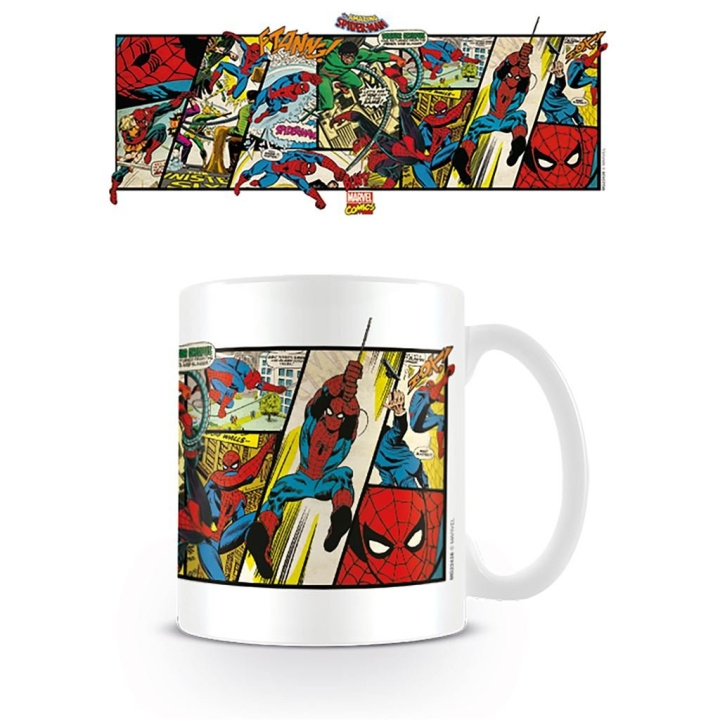 Pyramid International MARVEL COMICS (HÄMÄHÄKKIMIES PANEELIT) MUKI ryhmässä URHEILU, VAPAA-AIKA JA HARRASTUS / Hauskat tavarat / Mukit @ TP E-commerce Nordic AB (D15460)