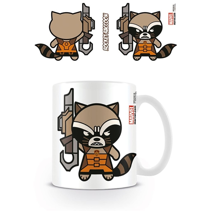 Pyramid International MARVEL KAWAII (RAKETTIRAKETTI) MUKI ryhmässä URHEILU, VAPAA-AIKA JA HARRASTUS / Hauskat tavarat / Mukit @ TP E-commerce Nordic AB (D15464)