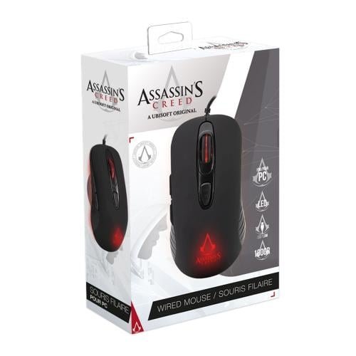 Trade Invaders Assassin\'s Creed - Pelihiiri 3600 DPI -LED-musta ryhmässä TIETOKOONET & TARVIKKEET / GAMING / Hiiret @ TP E-commerce Nordic AB (D15504)