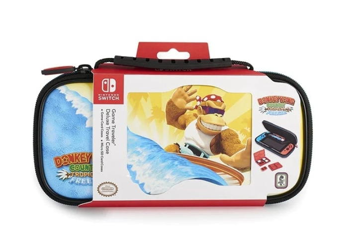 Nintendo Game Traveler Deluxe -matkalaukku - Donkey Kong ryhmässä KODINELEKTRONIIKKA / Pelikonsolit & Tarvikkeet / Nintendo Switch / Tarvikkeet @ TP E-commerce Nordic AB (D15516)