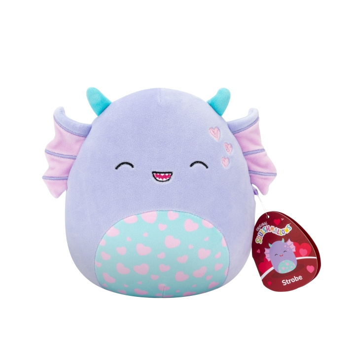 Squishmallows 19 cm Sydän pehmo - Strobosumppuhirviö Strobosumppuhirviö ryhmässä LELUT, TUOTTEET LAPSILLE JA VAUVOILLE / Lelut vauvoille (0-3v) / Pehmolelut @ TP E-commerce Nordic AB (D15525)