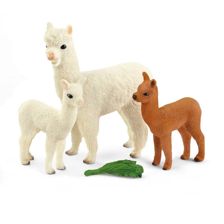 Schleich Wild Life - Alpakka-setti (42544) ryhmässä LELUT, TUOTTEET LAPSILLE JA VAUVOILLE / Leikkikalut, Askartelu &Pelit / Figuurit, miniatyyrit ja tarvikkeet @ TP E-commerce Nordic AB (D15542)
