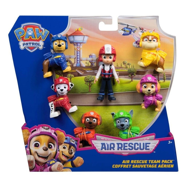 Paw Patrol Air Rescue 7 hahmopakkaus - (6071499) ryhmässä LELUT, TUOTTEET LAPSILLE JA VAUVOILLE / Leikkikalut, Askartelu &Pelit / Figuurit, miniatyyrit ja tarvikkeet @ TP E-commerce Nordic AB (D15556)