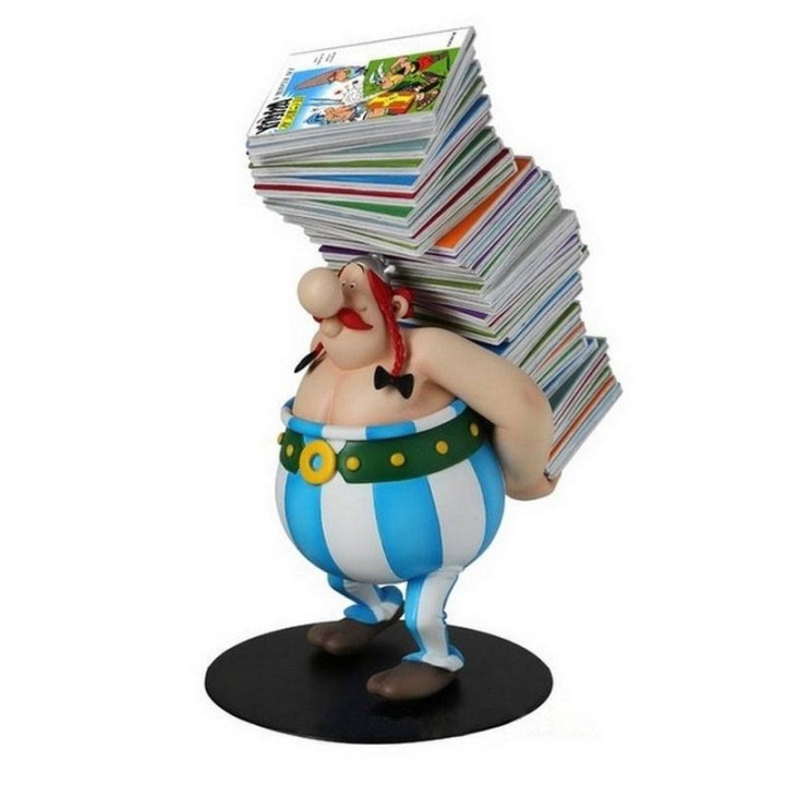 Plastoy OBELIX PILE OF COMICS KERÄILYHAHMO HAHMO ryhmässä URHEILU, VAPAA-AIKA JA HARRASTUS / Hauskat tavarat / Keräilyesineet @ TP E-commerce Nordic AB (D15579)