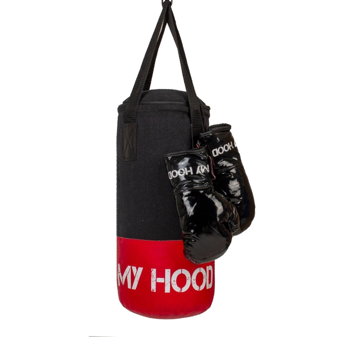My Hood Nyrkkeilysäkki ja hanskat 4 kg, 4-10 vuotta (201042) ryhmässä LELUT, TUOTTEET LAPSILLE JA VAUVOILLE / Ulkoleut / Urheilu & Pelit @ TP E-commerce Nordic AB (D15597)