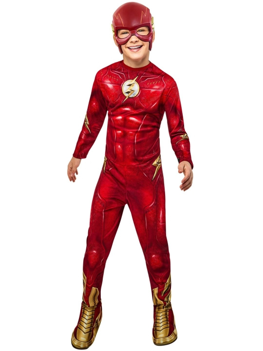Rubies DC Comics puku - The Flash (122-128 cm) ryhmässä LELUT, TUOTTEET LAPSILLE JA VAUVOILLE / Leikkikalut, Askartelu &Pelit / Naamiaisasut @ TP E-commerce Nordic AB (D15599)