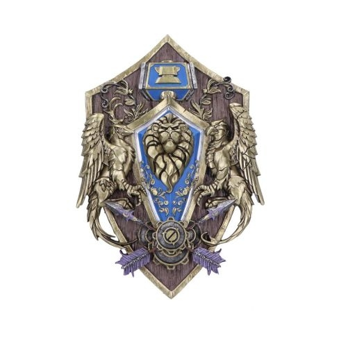 Nemesis Now World of Warcraft Alliance seinälaatta Korkeus 30cm ryhmässä URHEILU, VAPAA-AIKA JA HARRASTUS / Hauskat tavarat / Keräilyesineet @ TP E-commerce Nordic AB (D15615)