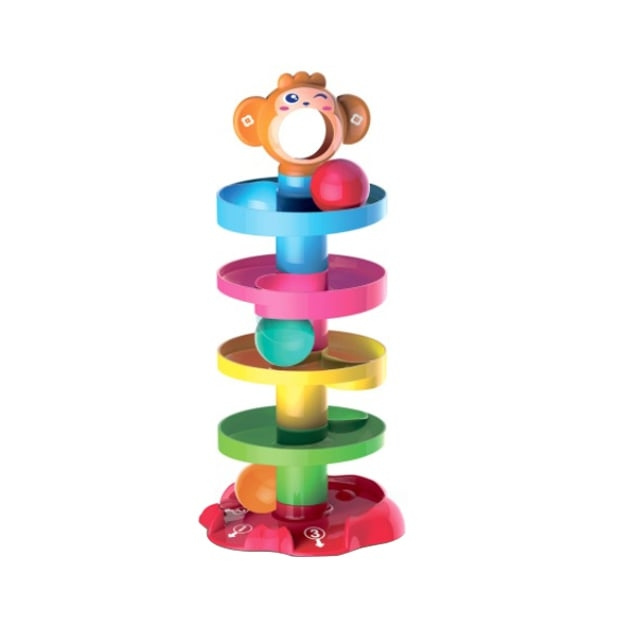 Scandinavian Baby Products Kierretty pallotorni - (SBP-01771) ryhmässä LELUT, TUOTTEET LAPSILLE JA VAUVOILLE / Lelut vauvoille (0-3v) / Toiminnalliset lelut @ TP E-commerce Nordic AB (D15624)